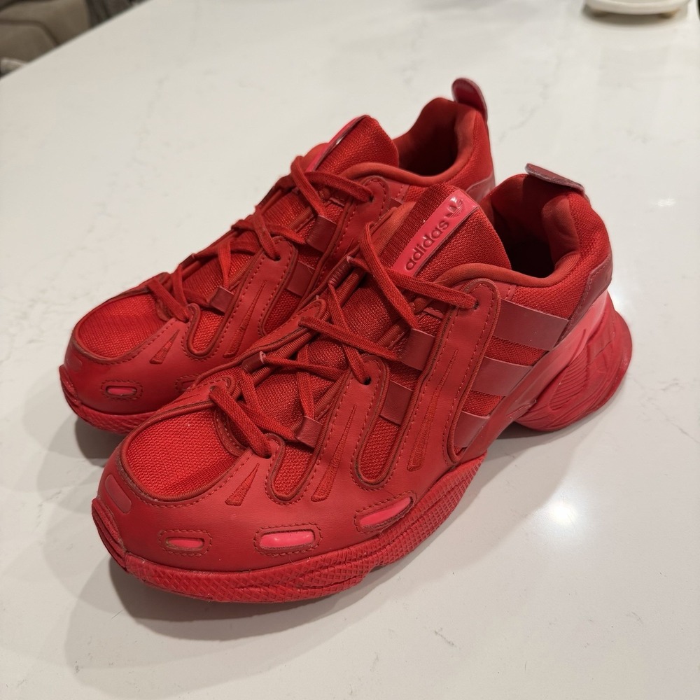 Adidas EQT Gazelle Red Womens Size US 8 Chunky Dad Shoe Retro Tech Runner EH0207